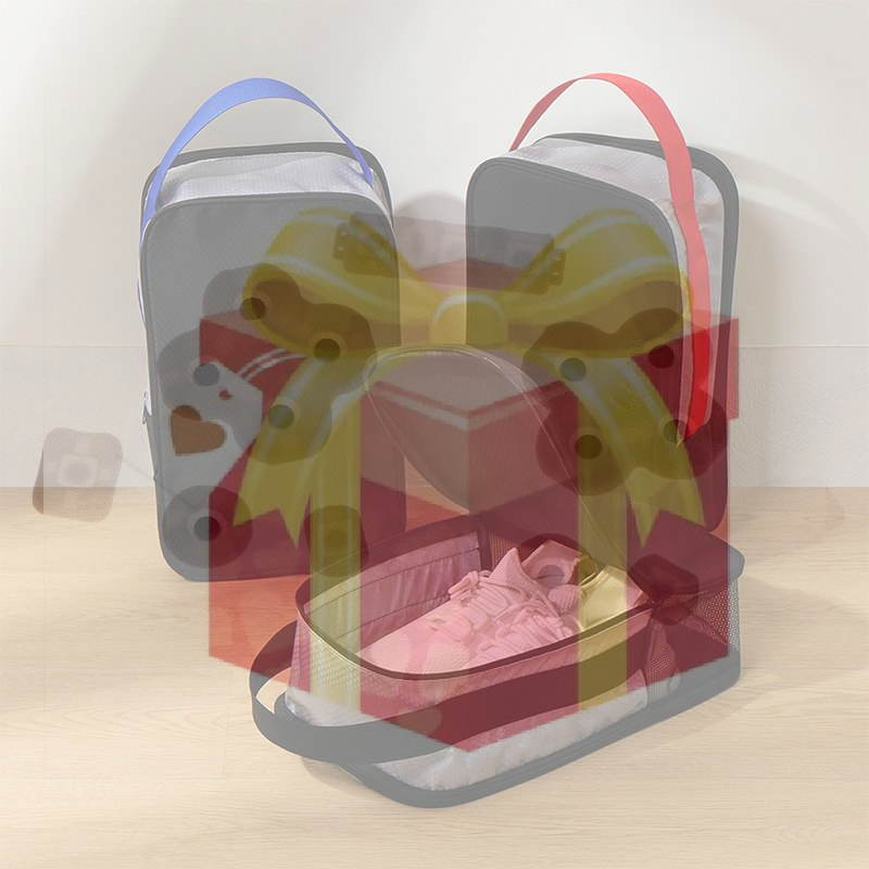 Shoe Bag Dust - 【HG】Double-layer Sports Shoes Bag Breathable Portable