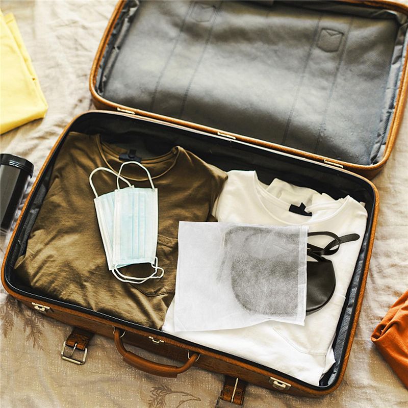 AEE8-100Pcs Non-Woven Shoe Dus - Shoe Bag Dust 评论和价格