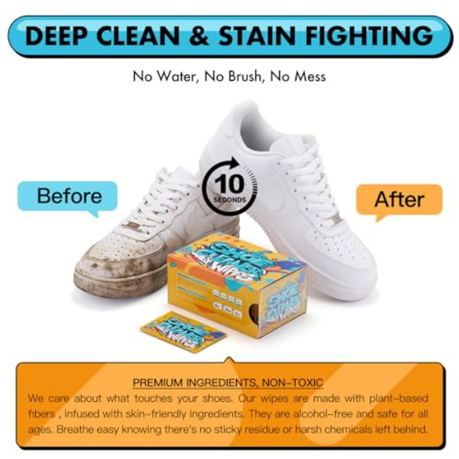 Shoe Cleaner Wipes, Shoe Clean - On Sneaker Care 评论和价格