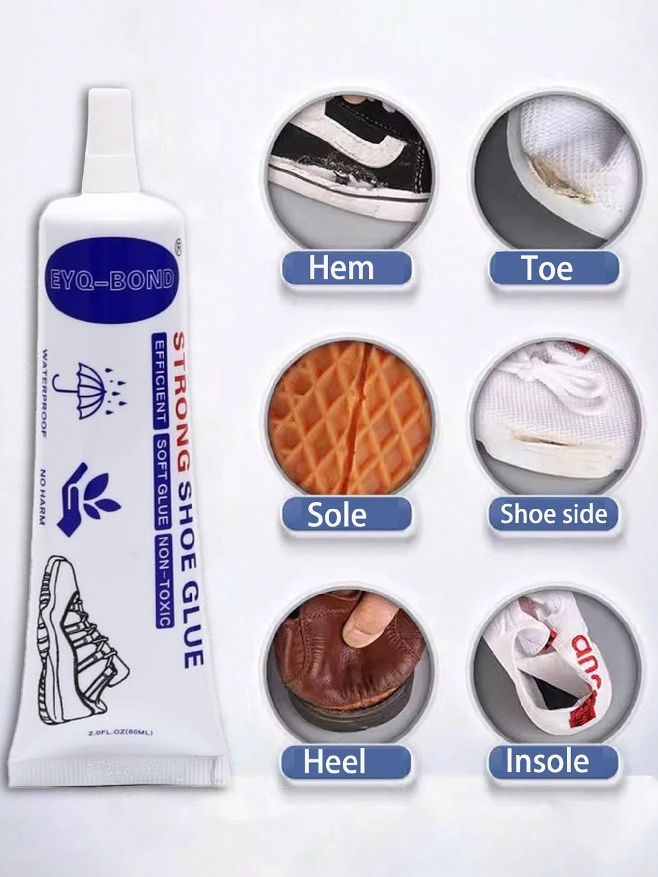 5pcs 60ml Strong Shoe Glues DI - Sneaker Care 评论和价格