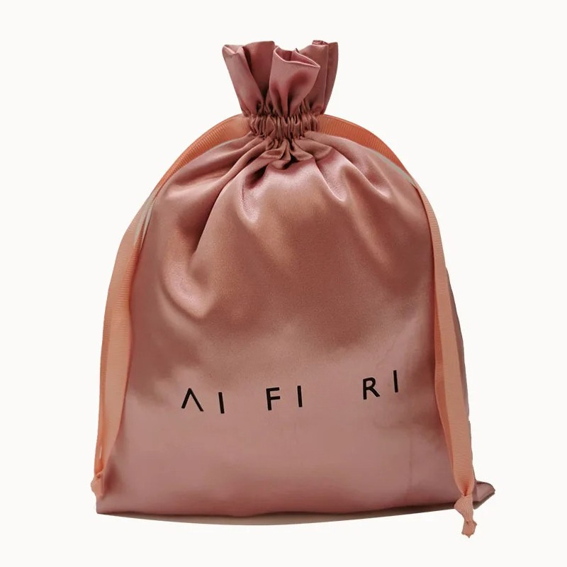 Custom Logo Satin Drawstring B - Shoe Bag Dust 评论和价格