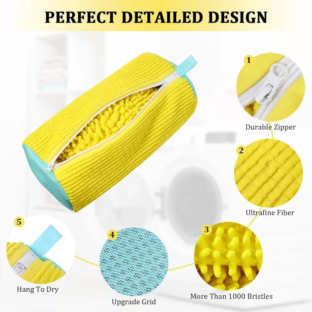 1/4PCS Shoe Washing Bag Washin - Sneaker Care 评论和价格